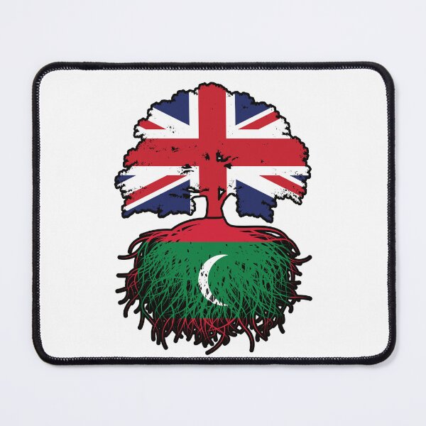 Item preview, Maldives Maldivian British UK Tree Roots Flag designed and sold by FlagX.