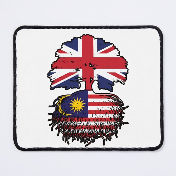 Item preview, Malaysia Malaysian British UK Tree Roots Flag designed and sold by FlagX.