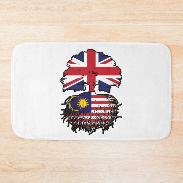 Item preview, Malaysia Malaysian British UK Tree Roots Flag designed and sold by FlagX.