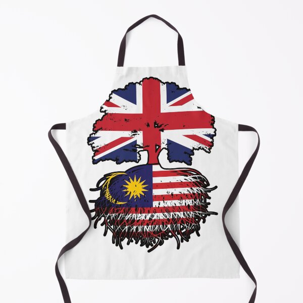 Item preview, Malaysia Malaysian British UK Tree Roots Flag designed and sold by FlagX.