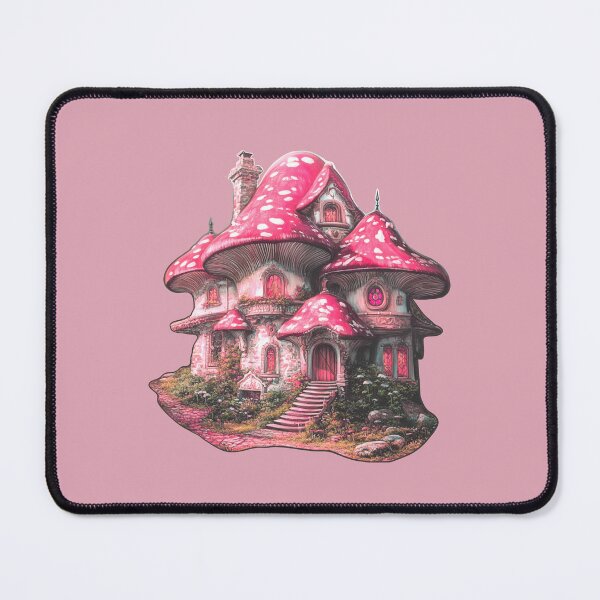 Item preview, Little Mysterious Mushroom House in the Big Woods (high resolution) designed and sold by StoneofWisdom.