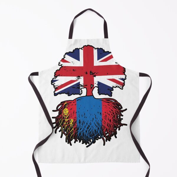 Item preview, Mongolia Mongolian British UK Tree Roots Flag designed and sold by FlagX.