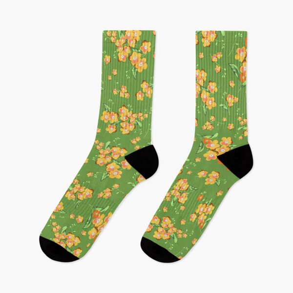 Item preview, Myosótis flowers, Green and orange version designed and sold by Alex  Blud.