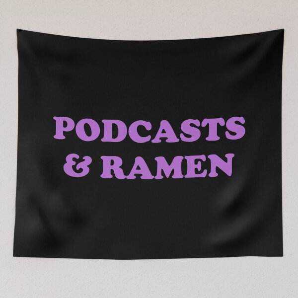 Item preview, Podcasts And Ramen - funny podcaster - International Podcast Day designed and sold by Inspirationmotivation.
