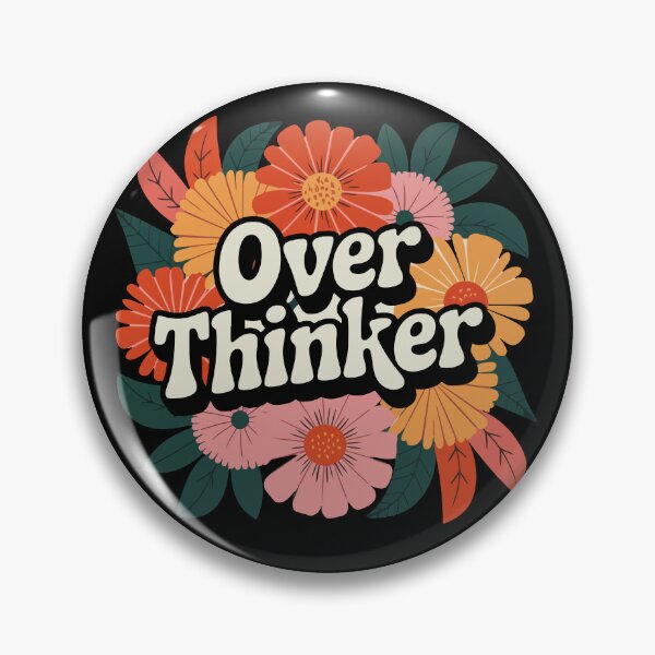 Item preview, Overthinker quote designed and sold by khallidaart.