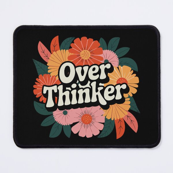 Item preview, Overthinker quote designed and sold by khallidaart.