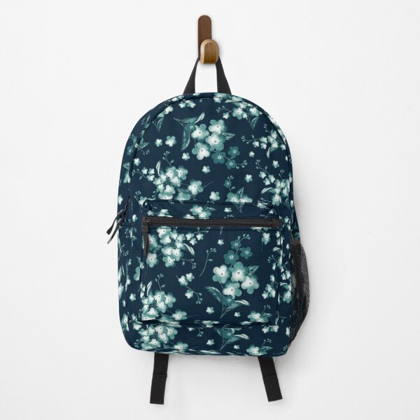 Item preview, Myosótis flowers, Dark emerald version designed and sold by Alex Blud.