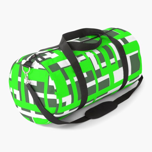 Item preview, Geometric Shapes Pattern Medium Green White Cut Out designed and sold by taiche.