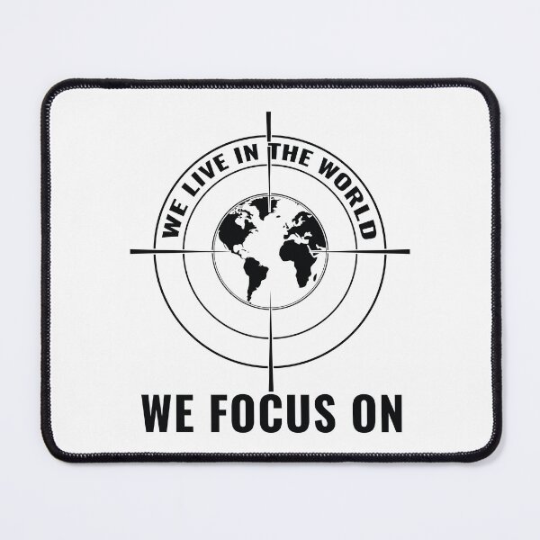 Item preview, We Live in the World We Focus On - Mindful Perception designed and sold by Harlake.