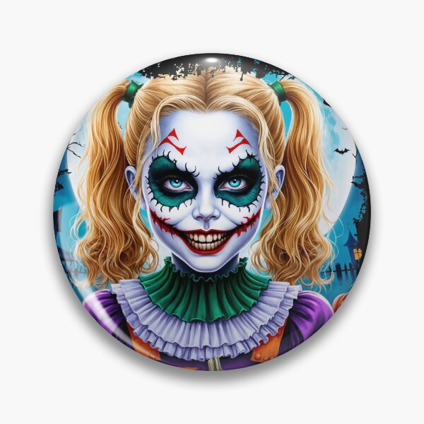 Item preview, Cute blond Girl Halloween pumpkins Smile designed and sold by ArtisticPen-art.