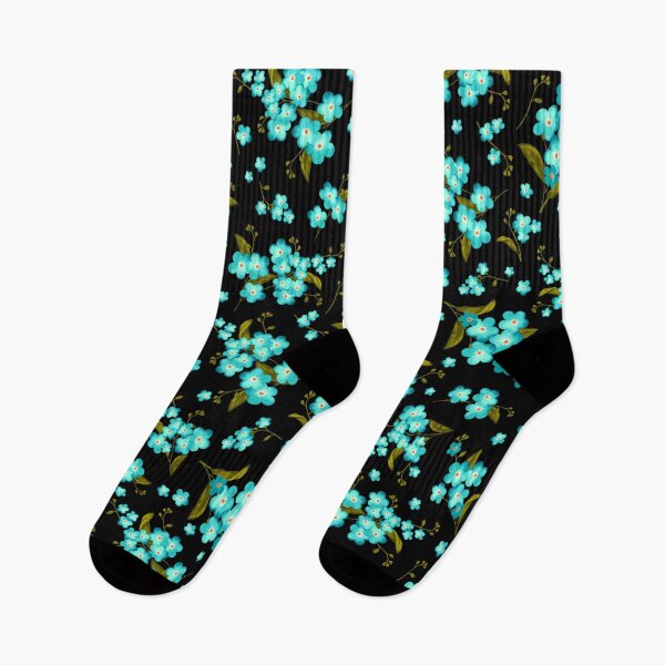 Item preview, Myosótis flowers, Turquoise version designed and sold by Alex  Blud.