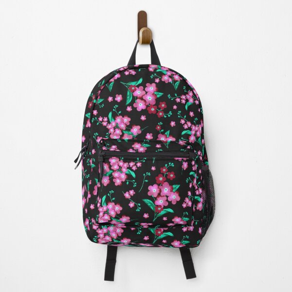 Item preview, Myosótis flowers, Black and pink version designed and sold by Alex Blud.