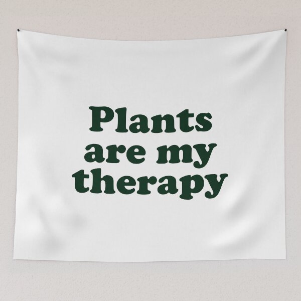 Item preview, Plants are my therapy  designed and sold by Inspirationmotivation.