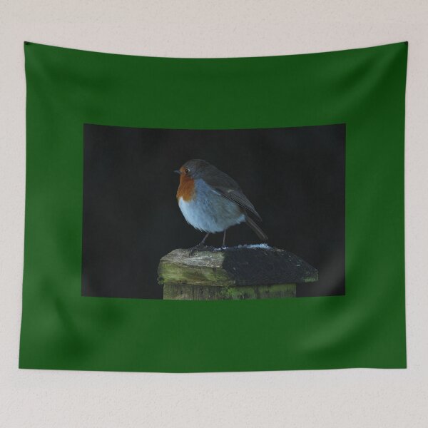 Item preview, European Robin Inch Island Winter designed and sold by eddiebarronshop.