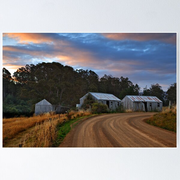 Item preview, Pickers huts at sunset designed and sold by Chris Cobern.