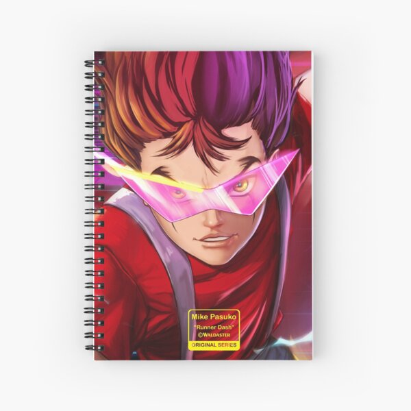 RUNNER DASH - Mike Pasuko Spiral Notebook