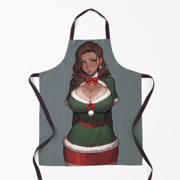 Item preview, Anime Gamer Girl in Christmas Santa Outfit designed and sold by WaifuBrowser.