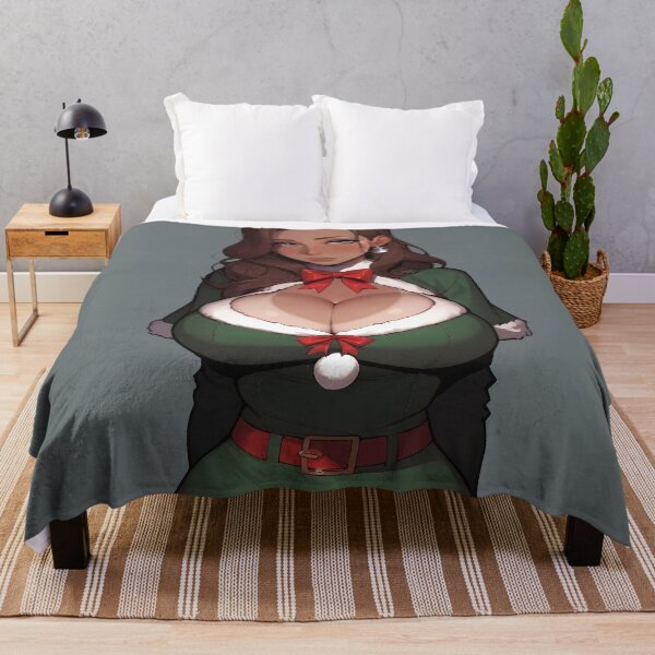 Item preview, Anime Gamer Girl in Christmas Santa Outfit designed and sold by WaifuBrowser.