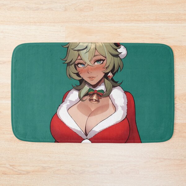 Item preview, Anime Gamer Girl in Christmas Santa Outfit designed and sold by WaifuBrowser.
