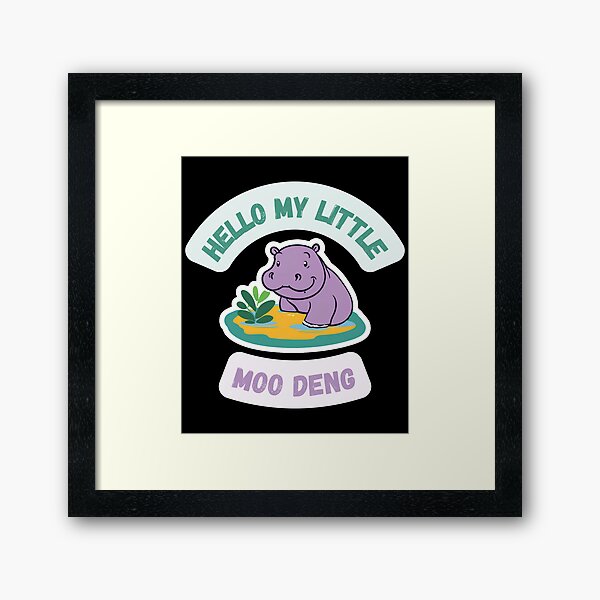 Item preview, LIttle Moo Deng designed and sold by RodzynekShop.
