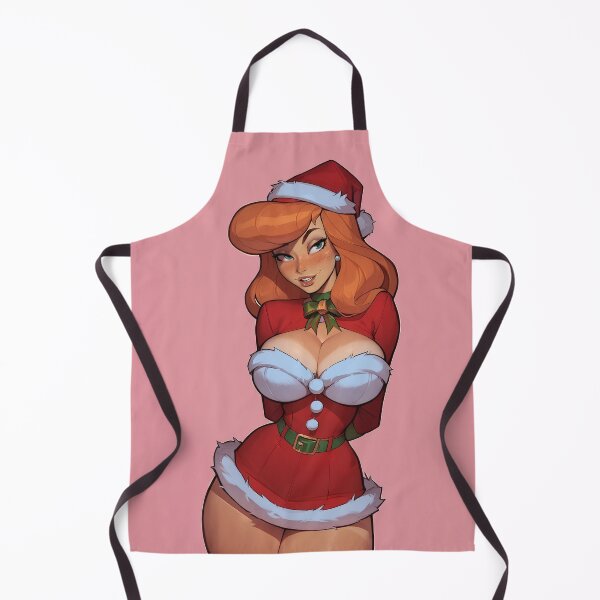 Item preview, Anime Gamer Girl in Christmas Santa Outfit designed and sold by WaifuBrowser.