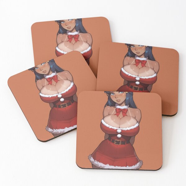 Item preview, Anime Gamer Girl in Christmas Santa Outfit designed and sold by WaifuBrowser.