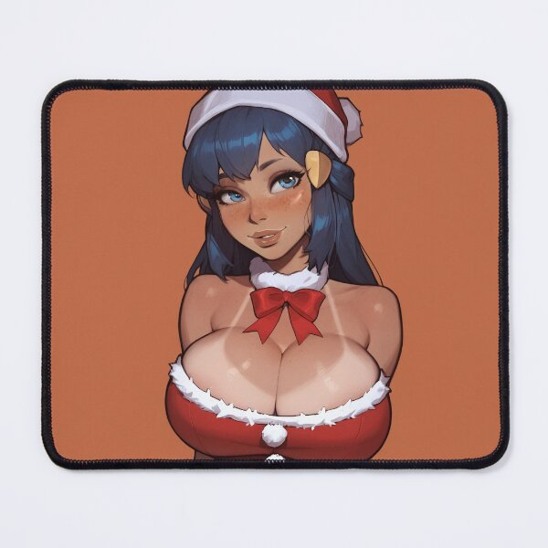 Item preview, Anime Gamer Girl in Christmas Santa Outfit designed and sold by WaifuBrowser.