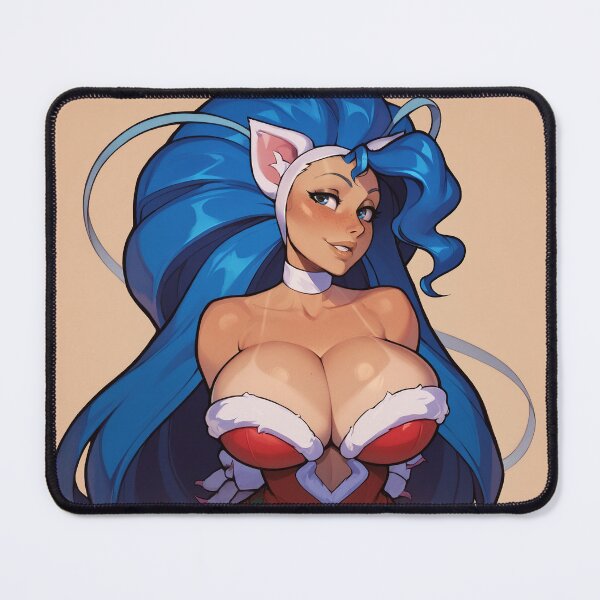 Item preview, Anime Gamer Girl in Christmas Santa Outfit designed and sold by WaifuBrowser.