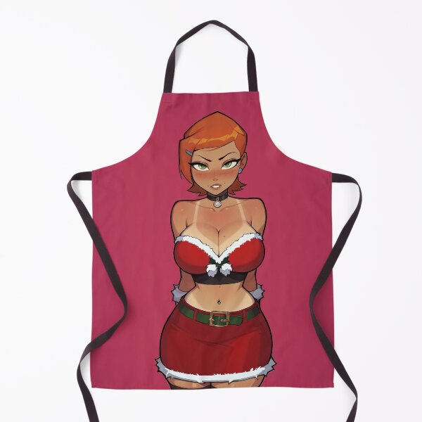 Item preview, Anime Gamer Girl in Christmas Santa Outfit designed and sold by WaifuBrowser.