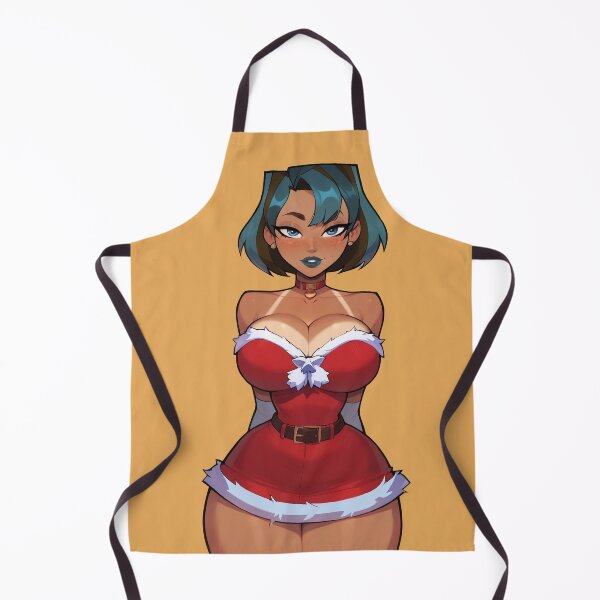 Item preview, Anime Gamer Girl in Christmas Santa Outfit designed and sold by WaifuBrowser.