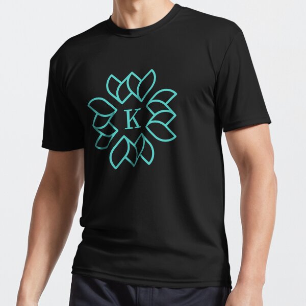 Item preview, Initial letter K floral ornamental emblem designed and sold by rasagamastore.