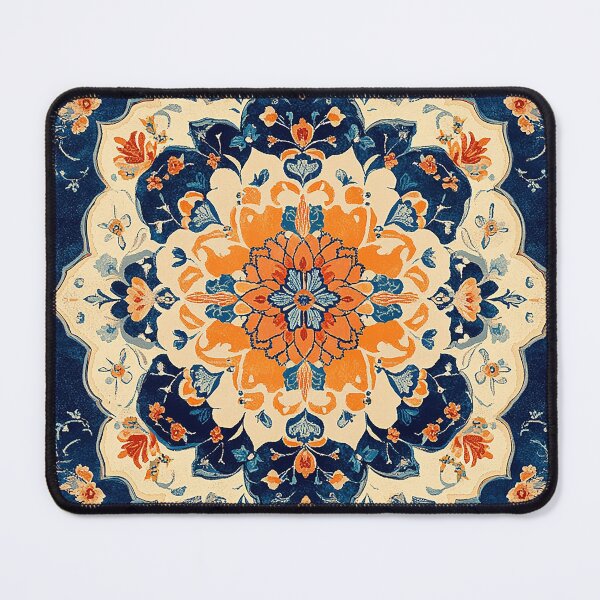 Item preview, Vintage Persian Medallion Rug Design - Traditional Floral Pattern designed and sold by YummyCreative.