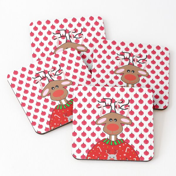 Item preview, Red Nose Reindeer Antlers designed and sold by Sartoris Art.