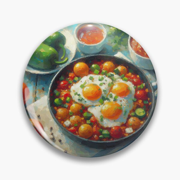 Item preview, Shakshuka Impressionism Art Style designed and sold by artofuniverse.