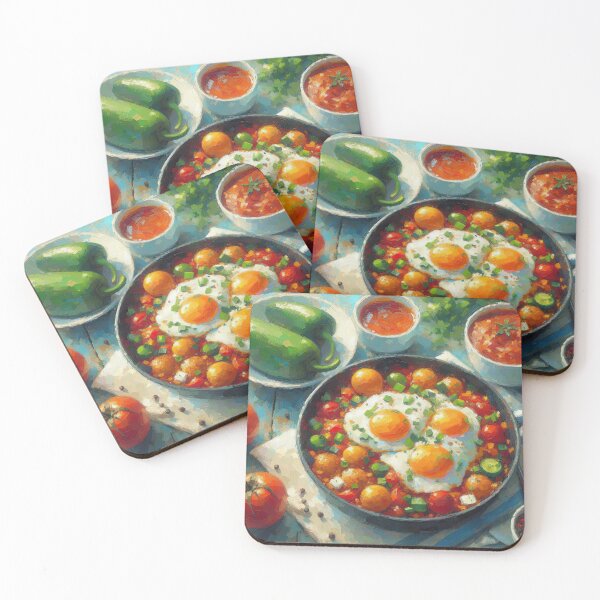 Item preview, Shakshuka Impressionism Art Style designed and sold by artofuniverse.