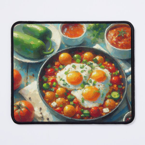 Item preview, Shakshuka Impressionism Art Style designed and sold by artofuniverse.