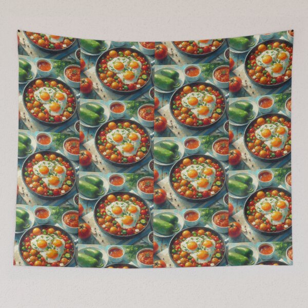 Item preview, Shakshuka Impressionism Art Style designed and sold by artofuniverse.