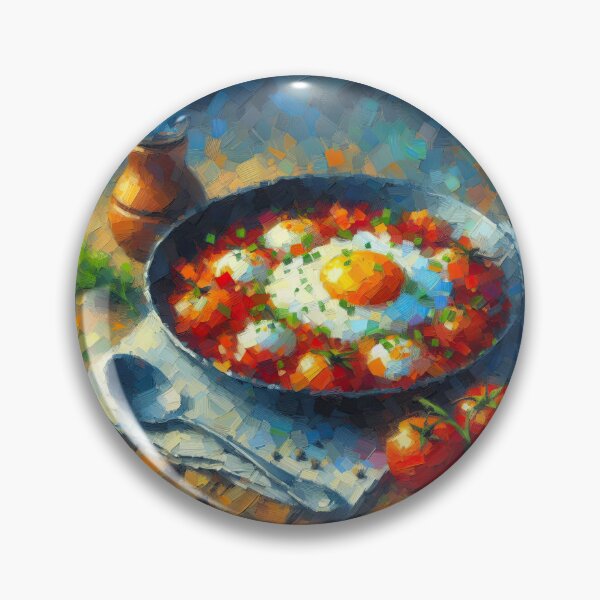 Item preview, Shakshuka Impressionism Art Style designed and sold by artofuniverse.