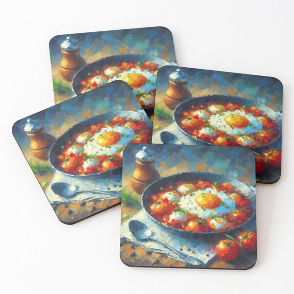 Item preview, Shakshuka Impressionism Art Style designed and sold by artofuniverse.