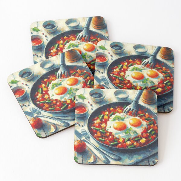 Item preview, Shakshuka Impressionism Art Style designed and sold by artofuniverse.