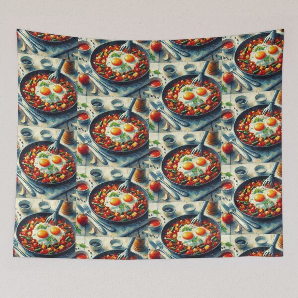 Item preview, Shakshuka Impressionism Art Style designed and sold by artofuniverse.