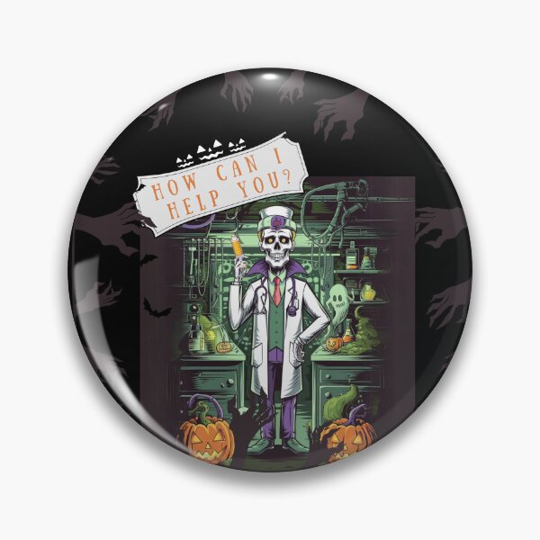 Item preview, Spooky Skeleton Doctor How Can I Help You designed and sold by Flowrena.