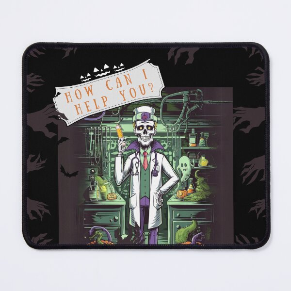 Item preview, Spooky Skeleton Doctor How Can I Help You designed and sold by Flowrena.