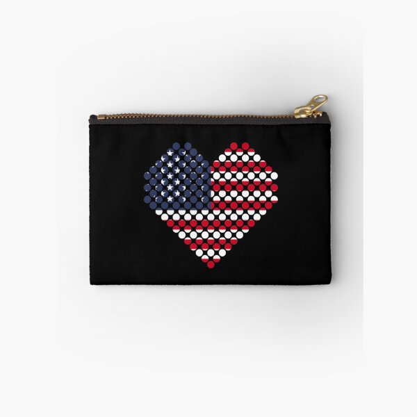 Item preview, USA Flag Heart designed and sold by TomGiantDesigns.