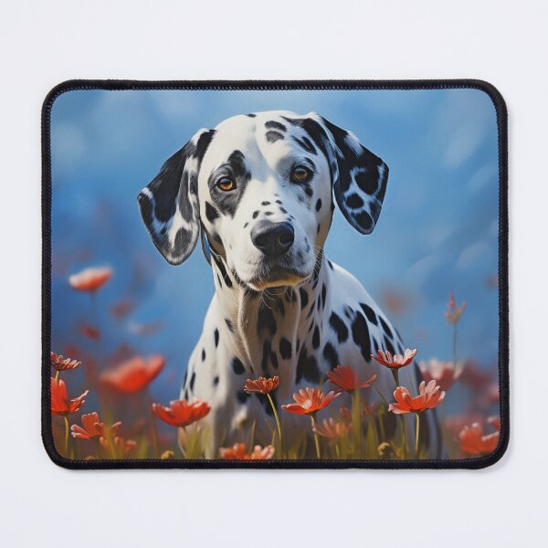 Item preview, Dalmatian in a Field of flowers designed and sold by PetsArt.