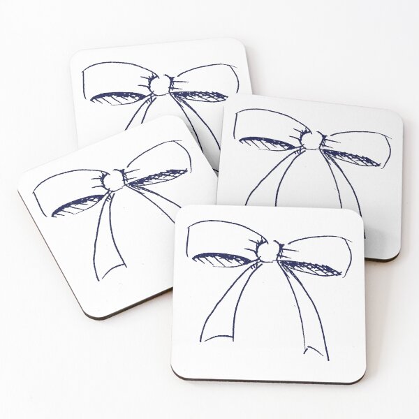 Item preview, Puffy Bow Navy Blue designed and sold by MagentaTwilight.