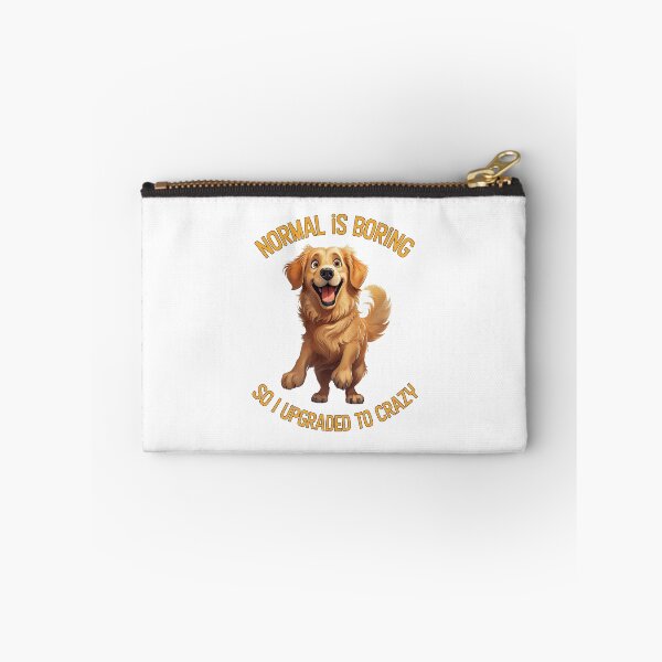 Item preview, golden retriever, normal is boring so I upgraded to crazy designed and sold by planetgolden.