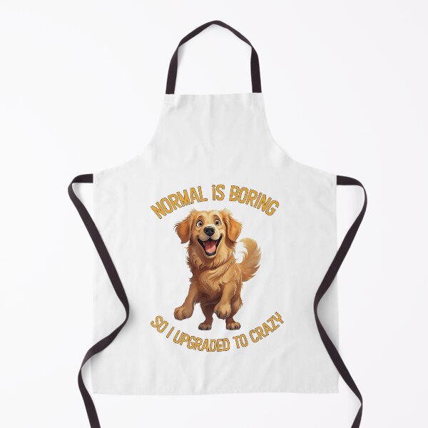 Item preview, golden retriever, normal is boring so I upgraded to crazy designed and sold by planetgolden.