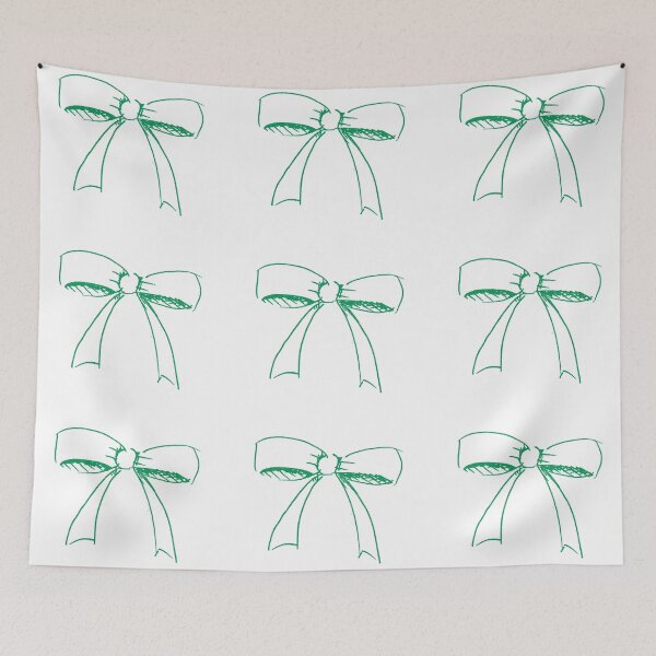Item preview, Puffy Bow Emerald Green designed and sold by MagentaTwilight.