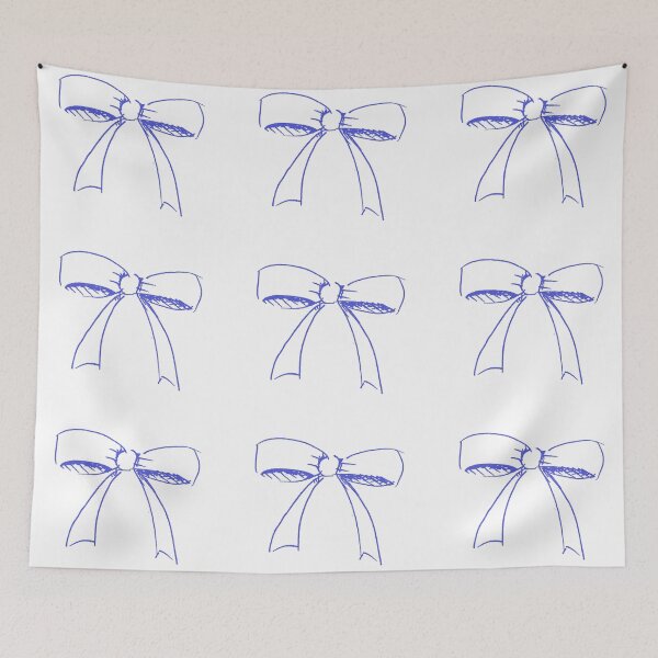 Item preview, Puffy Bow Cornflower Blue designed and sold by MagentaTwilight.